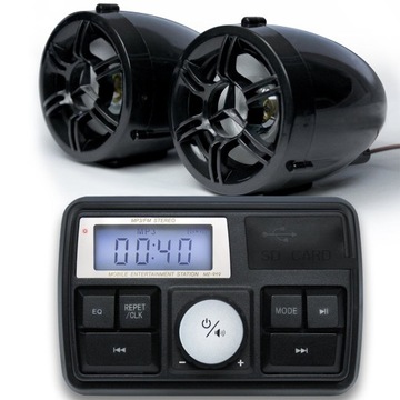 МОТОЦИКЛ РАДИО BLUETOOTH СИГНАЛИЗАЦИЯ USB MP3 ДИНАМИКИ