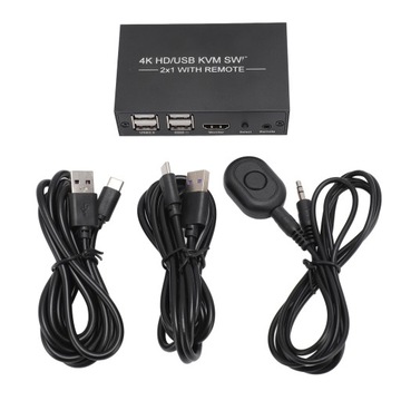 ПЕРЕКЛЮЧИТЕ KVM-ХАБ 2 НА 4 USB 3.0