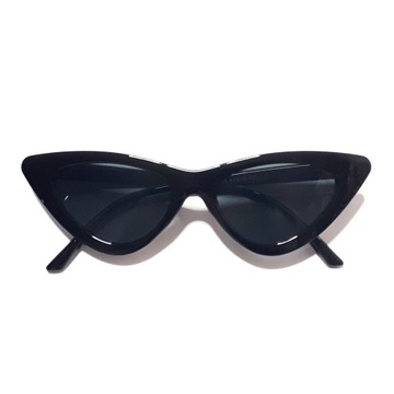 Женские солнцезащитные очки «кошачий глаз» Glam Black, фильтр UV400