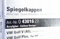 фото thumb №10, Корпус дзеркало vw golf v passat b5 jetta карбон