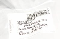 фото thumb №8, Volkswagen jetta a6 резонатор впуску повітря 1k0129951 2.0 tdi оригінальний