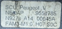 фото thumb №6, Peugeot 807 блок керування  двигунчик люк 9554785