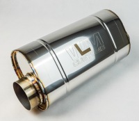 Гаситель спортивный прямоточный wlm 150/250 овальный dł 300mm сталь нержавеющая inox Недорого, фото thumb