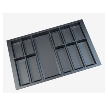 WKŁAD MEBLOWY DO SZUFLAD POJEMNY ORGANIZER NA SZTUĆCE 11 PRZEGRÓD 490x740mm