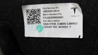 фото thumb №10, Tesla модель y 2020 2025 покрытие коврик перед правое пол 1493060-00-h