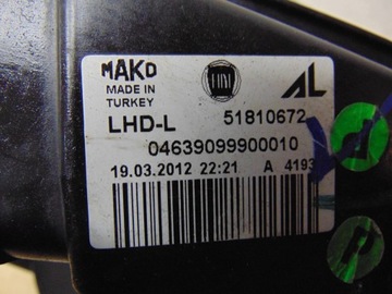 фото thumb №16, Лампа левая перед fiat doblo ii 51810672 европа