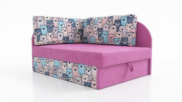 Винни-Пух, PINK + TEDDY BED раскладная детская кровать