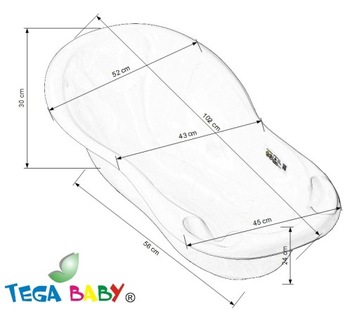 ПОДСТАВКА ДЛЯ ВАННЫ 102 БОЛЬШАЯ УТКА ЖЕЛТАЯ РАМКА Tega