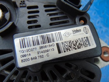 фото thumb №3, Renault scenic megane iii 1.2 tce генератор 8200849752c