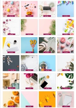 TŁA FOTOGRAFICZNE FLAT LAY 50x50 Blog Instagram