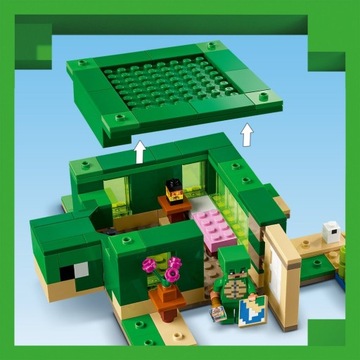 LEGO 21254 MINECRAFT Domek na plaży żółwi