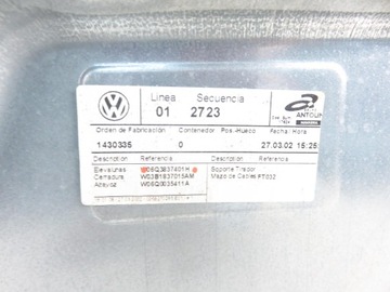 фото thumb №8, Підйомник вікна лівий переднє vw polo iv 9n_ 6q3837401h 6q2959802a