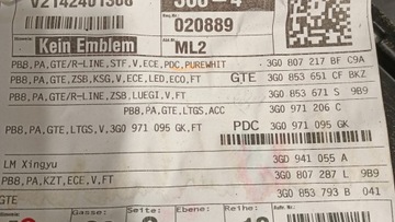 фото thumb №9, Vw passat b8 рестайлінг бампер перед переднє lc9a