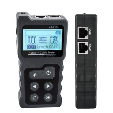 МНОГОФУНКЦИОНАЛЬНЫЙ СЕТЕВОЙ КАБЕЛЬНЫЙ ТЕСТЕР LCD NF-8209