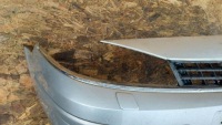 Бампер передній перед renault laguna 2 ii lift омивачі ксенон сріблястий Київ, фото thumb