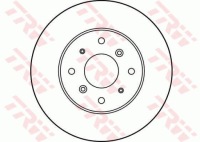 фото thumb №3, Тормозные диски тормозные перед trw do honda legend i 2.7i