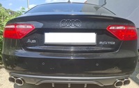 фото thumb №5, Гаситель прямоток выхлоп duplex audi a5 a4 b8 s4 s5 2,0tdi 1,8 2,0tfsi 4x90mm