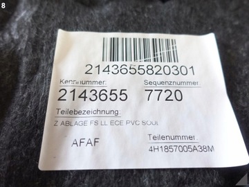 фото thumb №9, Audi a8 s8 4h1 d4 рестайлинг 13-17 защита колонка рулевая переключатель head-up