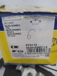 фото thumb №4, Оригінал magneti m. гальмівні колодки гальмівні перед brera spider alfa romeo 159