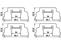 фото thumb №2, Набір монтажний гальмівних колодок перед dacia logan logan mcv sandero renault
