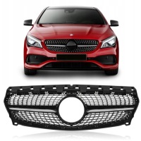 фото thumb №1, Mercedes cla w117 2017-2019 po faceliftingu решётка радиатора diamond чёрный