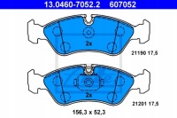 Гальмівні колодки гальмівні ate 13.0460-7052.2 Ціна, фото thumb
