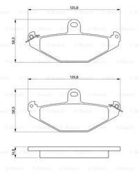 фото thumb №2, Тормозные диски тормозные колодки задняя bosch renault safrane i