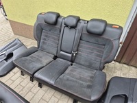 фото thumb №9, Ford mondeo mk4 fl st сидіння диван шкіра алькантара комплект червона нитка