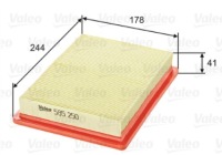 фото thumb №2, Valeo 585250 фільтр повітря
