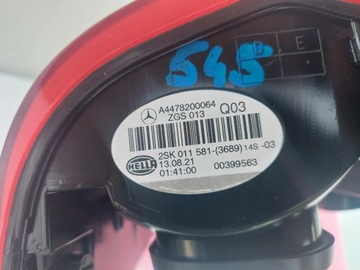 фото thumb №6, Mercedes vito 447 лампа ліва зад задня нова оригінальний номер