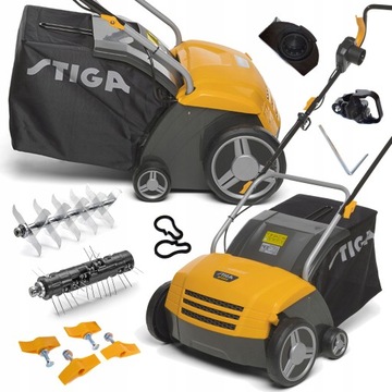 STIGA SV 213 E ELECTRIC ДВУХРОЛИКОВЫЙ рыхлитель