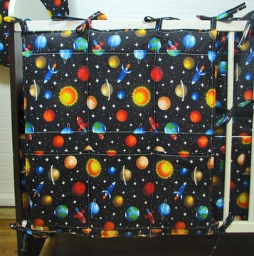 Przybornik z kieszonkami na łóżeczko 120x60 HIT I