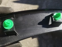 Mazda cx5 cx-5 2 2 рестайлінг  21- 2021- молдинг праві задній чорний блиск Зі Шроту, фото thumb