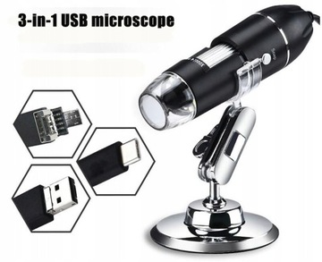 Портативный цифровой USB-микроскоп 1600X