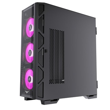 Корпус для ПК Preyon Nest Meshy+, черный, MIDI ATX 4 x ARGB