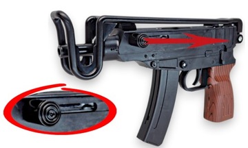Scorpion KARABIN SPRĘŻYNOWY Replika NA KULKI 6mm Air Soft Gun + GRANAT 800