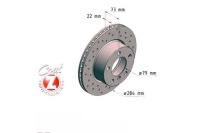 Купити Zimmermann гальмівні диски гальмівні 2szt bmw 1 f20 11- prz, фото thumb