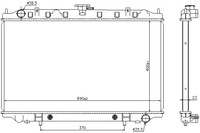 фото thumb №14, Nissens 67352 радиатор, система охлаждение двигателя