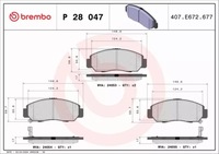 фото thumb №14, Brembo тормозные диски+ тормозные колодки перед+ задняя honda fr-v 282mm
