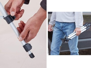 STANLEY 77-201 алюминиевый штатив с регулируемой головкой 70-150 см 1/4 дюйма