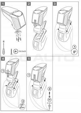 фото thumb №7, Подлокотник з адаптер do peugeot 301, 2012- , arm2-black