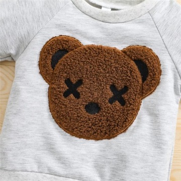 Модный комплект из спортивного костюма, брюк, свитшота BEAR 98 104