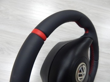 фото thumb №7, Vw golf iv passat b5 bora - руль новая кожа sport подушка