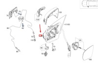 Купити Mercedes-benz glb x247 дзеркало бічний передні ліва rhd a2478103108, фото thumb