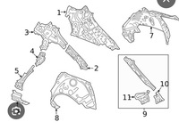 фото thumb №6, Плита нижня mazda 3 права bdmt-70-481 element кузов кронштейн панель