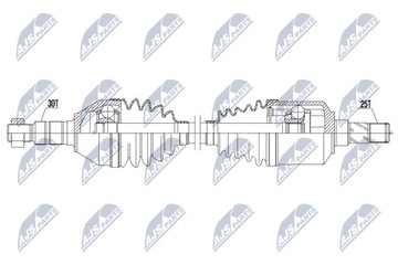 фото thumb №2, Npw-pl-042 nty полуось приводная opel astra h 1.9cdti