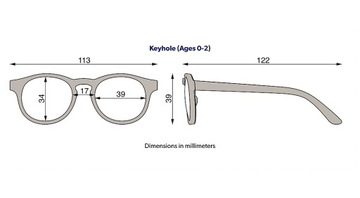 Солнцезащитные очки Babiators Keyhole Jet Black с дымчатыми линзами 6+