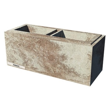 Блоки заборные JONIEC ROMA HORIZON 500x200x200 ЯНТАРЬ