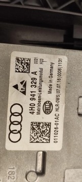 фото thumb №12, Audi a8 d4 лампа правый перед matrix 2016 4h0941036a 4h0941329a 7pp941472k