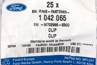 фото thumb №3, Кліпса планки порогової ford mondeo/ s-max ford 1042065